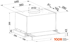 Кухонная вытяжка Making Oasis Everywhere VT-50W (F) (40167)