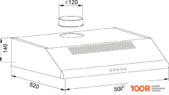 Кухонная вытяжка Making Oasis Everywhere UP-60W (F) (40132)