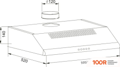 Кухонная вытяжка Making Oasis Everywhere UP-50I (F) (40116)