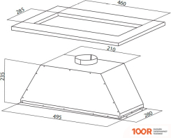 Кухонная вытяжка Making Oasis Everywhere UM-50W (V) (40101)