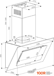 Кухонная вытяжка Making Oasis Everywhere ND-60W (A) (40065)