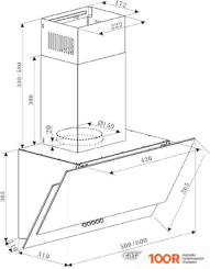 Кухонная вытяжка Making Oasis Everywhere NC-60W (A) (40058)