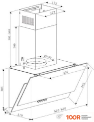Кухонная вытяжка Making Oasis Everywhere NC-50W (40048)