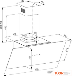 Кухонная вытяжка Making Oasis Everywhere NB-90W (A) (40041)