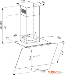 Кухонная вытяжка Making Oasis Everywhere NB-60W (A) (40033)