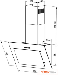 Кухонная вытяжка LEX MIKA 500 G (СЛОНОВАЯ КОСТЬ) (39918)