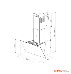 Кухонная вытяжка LEX META GS 600 (ЧЕРНЫЙ) (39916)