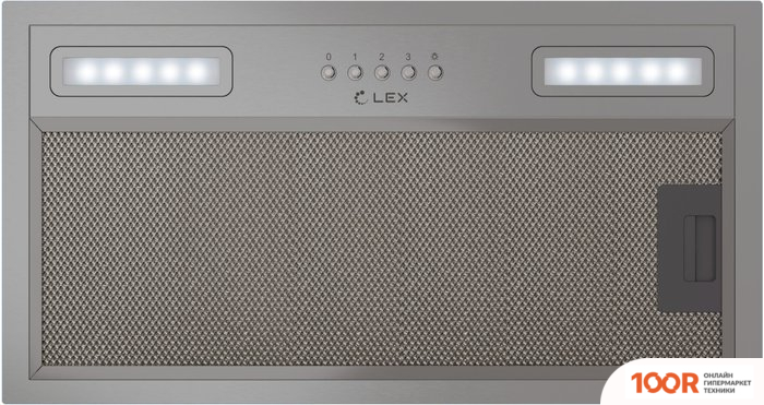 Кухонная вытяжка LEX HYPER 600 LIGHT IX (39898)