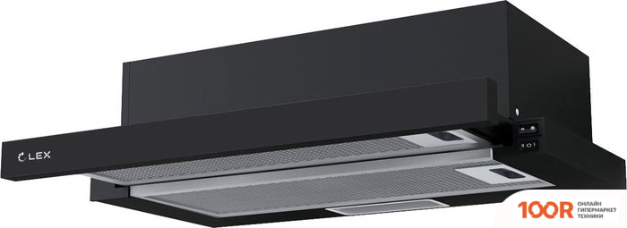Кухонная вытяжка LEX HUBBLE 500 (ЧЕРНЫЙ) (39880)