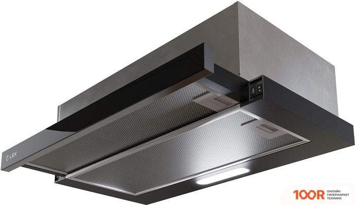 Кухонная вытяжка LEX HONVER G 500 (ЧЕРНЫЙ) (39876)