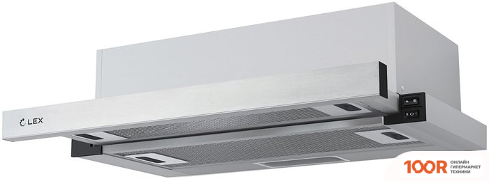 Кухонная вытяжка LEX HOGAN 600 (НЕРЖАВЕЮЩАЯ СТАЛЬ) (39861)