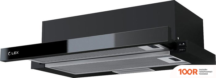 Кухонная вытяжка LEX HIDE G 600 (ЧЕРНЫЙ) (39856)