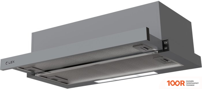 Кухонная вытяжка LEX HERMES G 600 GREY (39846)