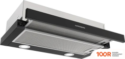 Кухонная вытяжка KUPPERSBERG SLIMDUAL 60 B (39769)