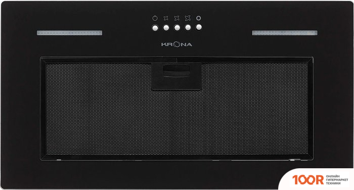Кухонная вытяжка Krona WERMUT 600 DN BLACK PB (ЧЕРНЫЙ) (39688)