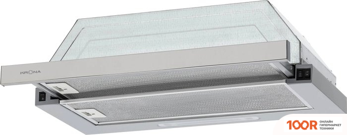 Кухонная вытяжка Krona KERRY E 600 PB (НЕРЖАВЕЮЩАЯ СТАЛЬ) (39589)