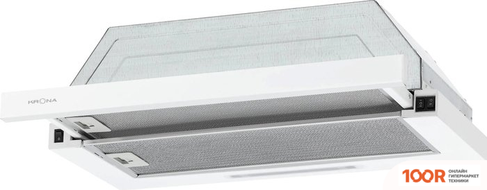Кухонная вытяжка Krona KERRY E 600 PB (БЕЛЫЙ) (39588)