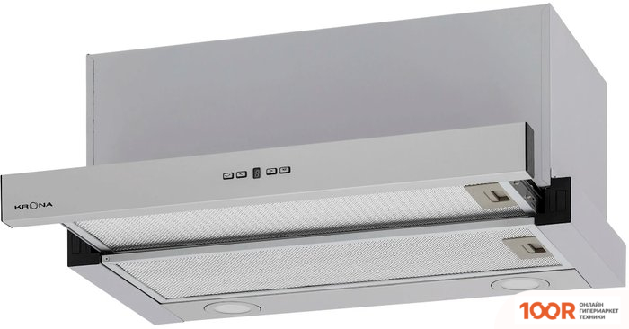 Кухонная вытяжка Krona KAMILLA T POWER 600 INOX КА-00008305 (НЕРЖАВЕЮЩАЯ СТАЛЬ) (39580)