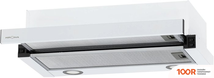 Кухонная вытяжка Krona KAMILLA T 600 2 МОТОРА (БЕЛЫЙ) (39577)
