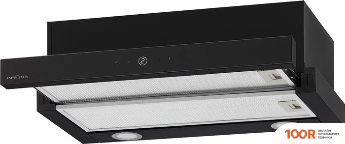 Кухонная вытяжка Krona KAMILLA SENSOR 600 T КА-00008306 (ЧЕРНЫЙ) (39565)