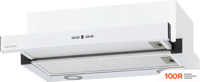 Кухонная вытяжка Krona KAMILLA 600 TK 1 МОТОР КА-00008313 (БЕЛЫЙ) (39552)