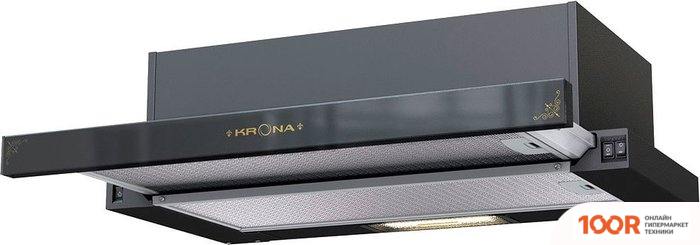Кухонная вытяжка Krona KAMILLA 600 RETRO (ЧЕРНЫЙ) (39548)