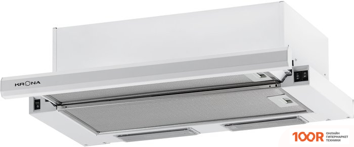 Кухонная вытяжка Krona KAMILLA 600 E2M (БЕЛЫЙ) (39544)