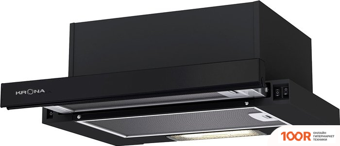 Кухонная вытяжка Krona KAMILLA 450 (ЧЕРНЫЙ) (39535)