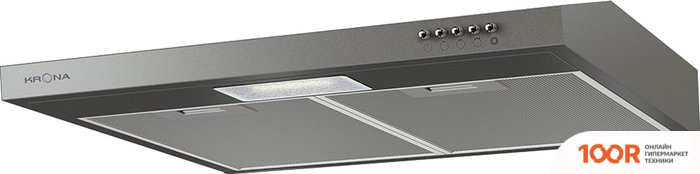 Кухонная вытяжка Krona JESSICA SLIM 500 PB (СЕРЕБРИСТЫЙ МЕТАЛЛИК) (39518)