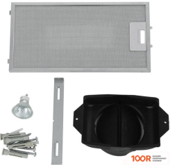 Кухонная вытяжка Krona INGA 600 PUSH BUTTON (ЧЕРНЫЙ/НЕРЖАВЕЮЩАЯ СТАЛЬ) (39508)