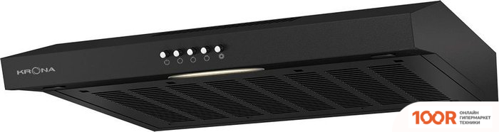 Кухонная вытяжка Krona ERMINA 600 PB (ЧЕРНЫЙ) (39481)