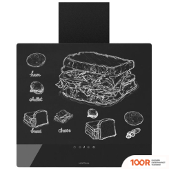 Кухонная вытяжка Krona DOMENIKA 600 S (ЧЕРНЫЙ) (39463)