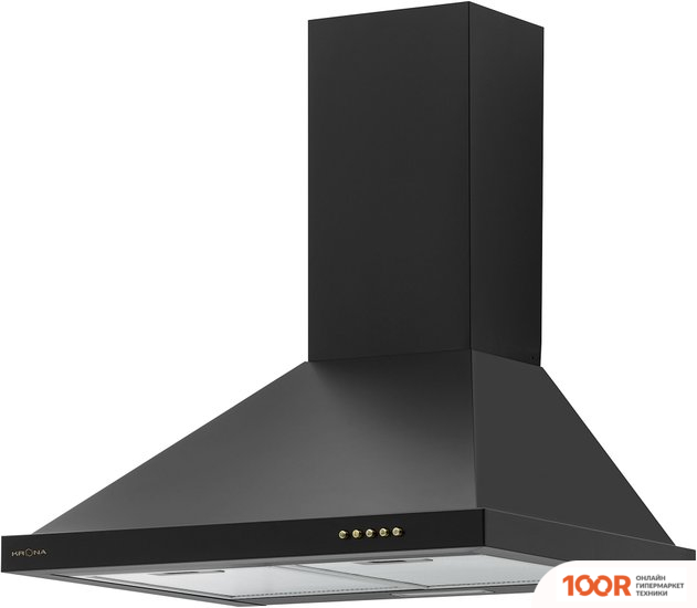 Кухонная вытяжка Krona BELLA RETRO 600 BLACK PB (ЧЕРНЫЙ) (39445)