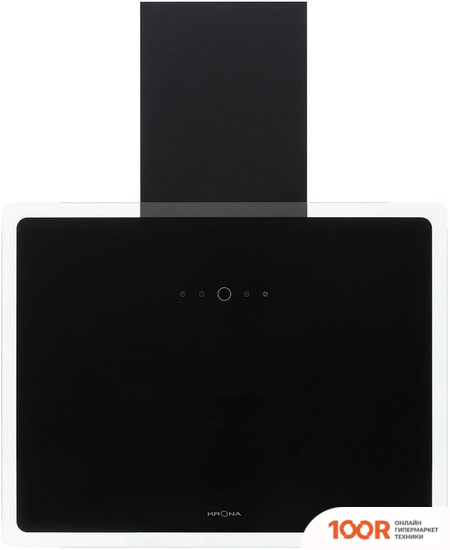 Кухонная вытяжка Krona AURA 600 S (ЧЕРНЫЙ/ПРОЗРАЧНЫЙ КАНТ) (39437)