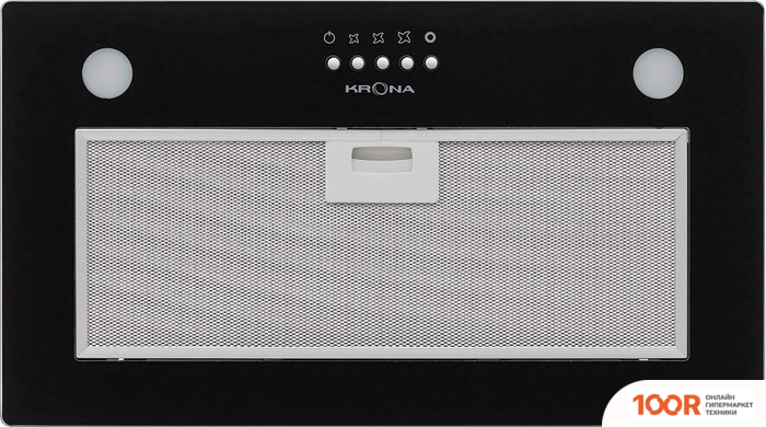 Кухонная вытяжка Krona ARVEN 500 BLACK PB (ЧЕРНЫЙ) (39423)