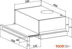 Кухонная вытяжка Korting KHP 5637 GNX (39385)