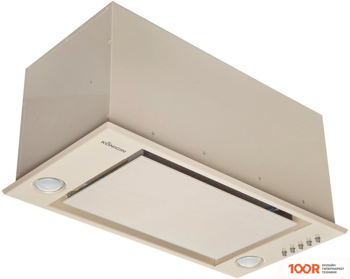 Кухонная вытяжка Konigin CHECKBOX 60 (СЛОНОВАЯ КОСТЬ) (39233)