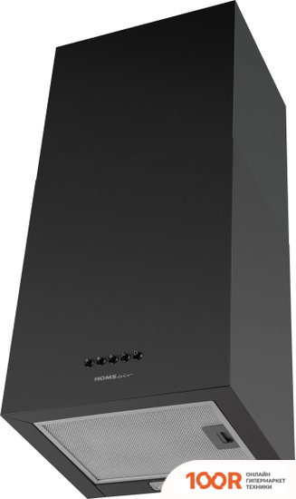 Кухонная вытяжка HOMSair PHLOX PUSH 40 (ЧЕРНЫЙ) (39046)