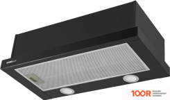 Кухонная вытяжка HOMSair FLAT 60 GLASS (ЧЕРНЫЙ) (39035)
