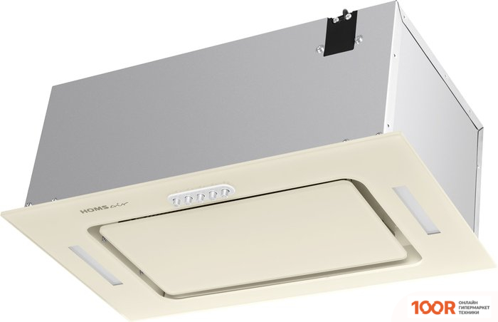 Кухонная вытяжка HOMSair CROCUS PUSH 52 GLASS (БЕЖЕВЫЙ) (39033)