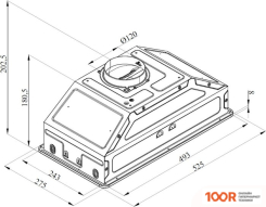 Кухонная вытяжка HiSTORY CI65B 1FBG (39005)