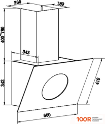 Кухонная вытяжка Hansa OKP6541SH (38933)
