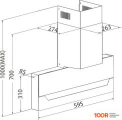 Кухонная вытяжка Haier HVX-W682CBX (38915)