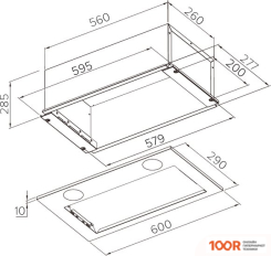 Кухонная вытяжка Haier HVX-BI671X (38893)