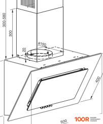 Кухонная вытяжка Graude DHE 50.1 W (38856)