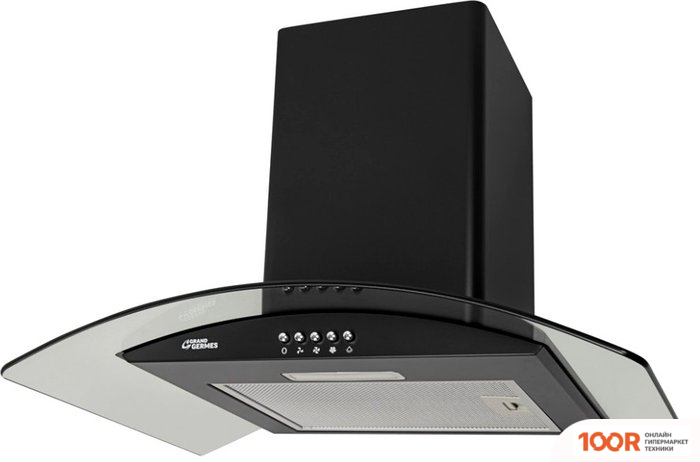 Кухонная вытяжка GrandGermes BRELA 60 (ЧЕРНЫЙ) (38808)
