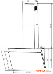 Кухонная вытяжка Faber TOCCO WH 60 330.0702.953 (38015)