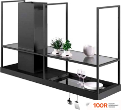 Кухонная вытяжка Faber T-SHELF EV8 BK MATT A180 325.0606.131 (38009)