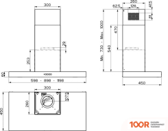 Кухонная вытяжка Faber STILO COMFORT X A120 325.0615.638 (37995)