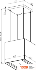 Кухонная вытяжка Faber SOFT CUBE WHITE KOS F40 345.0607.586 (37977)